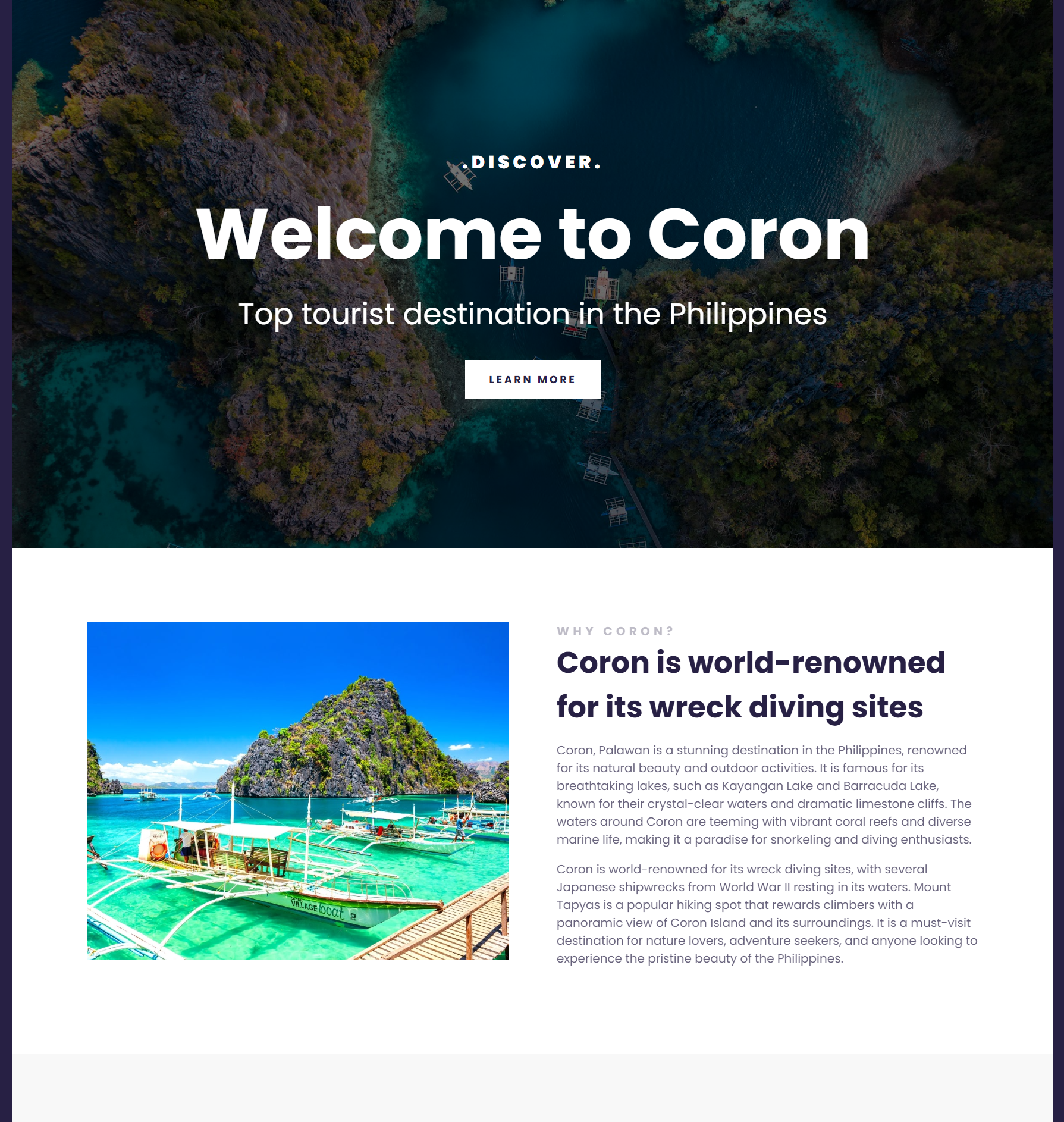 Coron page photo