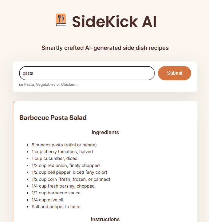 AI Recipe App photo